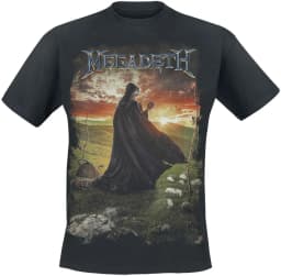 2026 Large Rip Nuclear Logo Megadeth T-Shirt Men Women Vintage Metal Rock Band Graphic Tee Cotton Summer Streetwear Top
