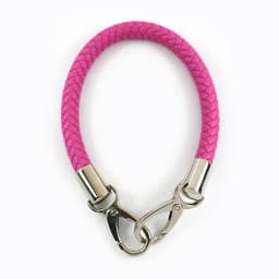 Deepeel 30-60cm Metal PU Leather Round Rope Bag Strap Handbags Handle Luggage Bags Silver Buckle Shoulder Belt Craft Accessories