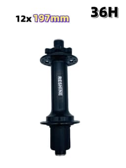 RESHINE Thru-Axle Hub Suitable for 20-26 Inch Cassette-equipped Fat-tire Snow Bikes E-bikes and Fat Bikes Bearing Hub HG Freehub