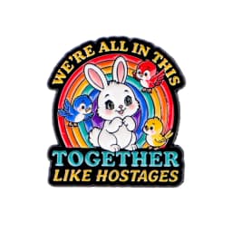 We Are All In This TOGETHER Enamel Pin Cute Animals Brooch Lapel Pins Badge on Backpack Clothing Accessories Jewelry Gifts