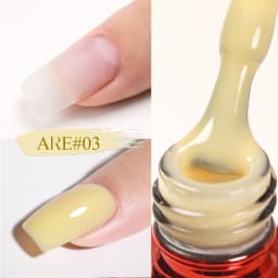 AS Rubber Base Coat UV Gel Colorful Gel Nail Polish Semi Permanent Tempered Top Coat UV LED Nail Art Manicure Nail Varnish