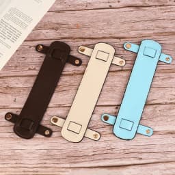 New 1pc PU Bag Strap Decompression Shoulder Pads Handle Fixing Clip Bag Accessories Wide Bag Strap Shoulder Rest
