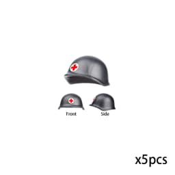Military Printed Hats Building Blocks Army Helmets Camo MOC Soldiers Helmets Accessries educational Brick