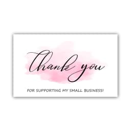 10-30pcs Thank You Cards With Flower Design For Small Business Exquisite Appreciation Card Gift Decoration Cards 9x5.4 CM