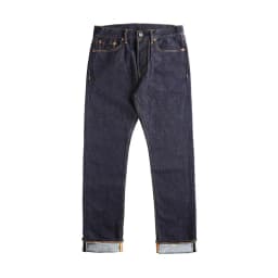 GT-0003 Red Tornado Indigo Selvage Washed Slim Fitting Pants Sanforized Raw Denim Jeans 12oz