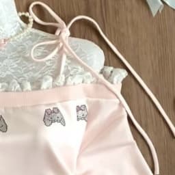 Japanese Rhinestone Cartoon Cute Sweatshirt Lace Patchwork Slash Neck Bandage Tops Y2k Aesthetic Loose Grunge Women Clothing