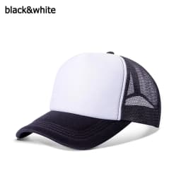 1PC Fashion Unisex Plain Baseball Cap Adjustable Trucker Flat Visor Cap Snapback Mesh Curved Men Women Casual Sun Summer Hat