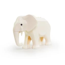MOC City Animals Building Block Model Farm Ranch Scene Accessories Goat Wolf Pig Owl Flamingo Parrot Bird Zoo Kids Brick Toy T04