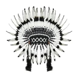 American Chief Indian Native Feather Headdress Decoration Prop for Celebrations Carnivals Themed Party Dance Show Halloween