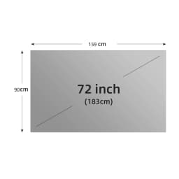 LEJIADA Projector Screen Metal Grey Anti-Light 60-133 Inch 16:9 Foldable Portable Reflective Screen Home Party Indoor Outdoor