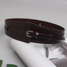 Irregular Wide Corset Strap 2022 Cow Leather Adjustable Women Waist Belt Khaki Coffee Black Real leather Dress Cinture Waistband