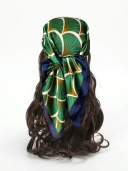 Luxury Print Imitation Silk Square Scarf Women Spring Neck Tie Shawl Wraps Female Hair Hand Wrist Headkerchief Hijab Bandana