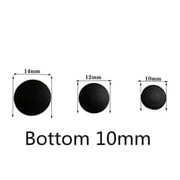 50Pcs Round Buckle Plastic Button Set For Hole Shoes, Garden Shoe Charms, Universal Fit Diy Fastener Accessories