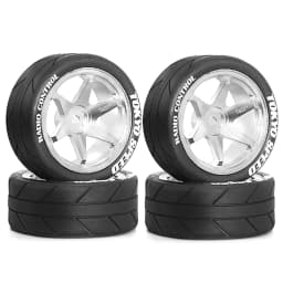 RED SPIDER 65mm Wheel Tyres Tires 12mm Hex Blue Rim Durable Rubber for 1/10 1/12 1/14 RC Car Racing Competitable Wltoys 144001