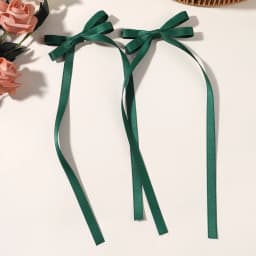 2pcs Long Tassel Ribbon Hairpin Cute Candy Bow Clip for Women Girls Party Gifts Headwear Side Clips Hair Accessories Wholesale