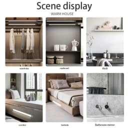 LED Night Light Motion Sensor Light Wireless USB led Cabinet Night Wardrobe Lamp For Kitchen Cabinet Bedroom Wardrobe Sensor LED