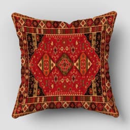 Persian Rug Pattern Pillowcase Living Room Sofa Cushion Cover Fashion Decorative Home Decor 45X45cm Two Sides Short Plush