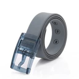 Silicone Belt Square Pin Buckle Belts for Jeans Pants Chic Metal free Waistband Luxury Brand Design