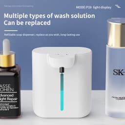 Intelligent Light Indicator Soap Dispenser 500ML Capacity Automatic Hand Sanitizer Suitable for Wall Mounting or Desktop Use