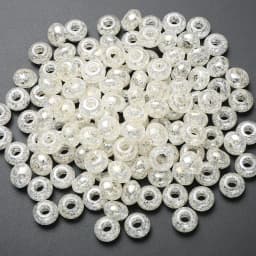 20Pcs 15mm White Brown Acrylic Round Big Hole Beads Loose Spacer Bead For DIY Necklace Bracelet Earring Jewelry Making Accessory