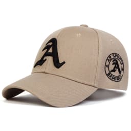 Unisex Gothic Letter A Embroidery Baseball Caps Spring And Autumn Outdoor Adjustable Casual Hats Sunscreen Hat