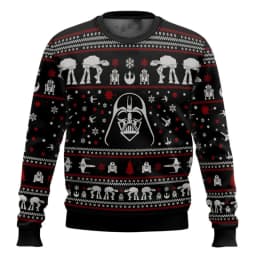 Star Wars Darth Vader White Pattern Xmas Gifts Sweater Holiday Gift 2026 New Men's Fashion Casual Women's Couple Hoodie