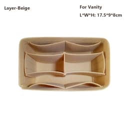 Felt Handbag Insert Bag Bag Support Storage Purse Liner Portable Organization Internal Bag for LV Nice Nano/Mini/BB/Vanity