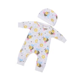 Jumpsuit+hat suitable for 17-18 inch doll clothing, doll clothes, holiday gifts (excluding dolls)