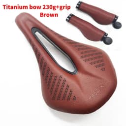 New Retro Bicycle Saddle MTB Bike Saddle 155mm with Handlebar Grips Road Bike Bicycle / Steel Saddle Rails Bicycle Cycling Parts