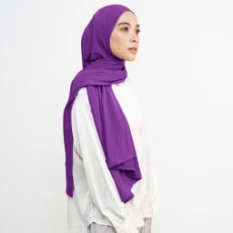 Newest Soft Cotton Jersey Double Loop Instant Hijab Muslim Headwrap Islamic Headscarf Scarf