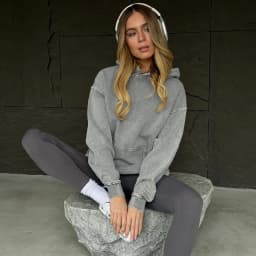 Bornladies Women's Hooded Sweatshirt Retro Long Sleeved Pullover Hooded Sweatshirt Loose Fit Casual Fashion Hooded Sweatshirt