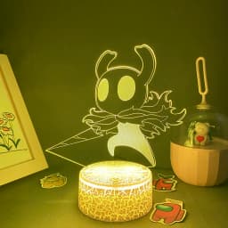 Hollow Knight Game 3D Led Neon Night Lights Birthday Toys Cool Gift For Friends Kids Bedroom Table Colorful Decor Game Lava Lamp
