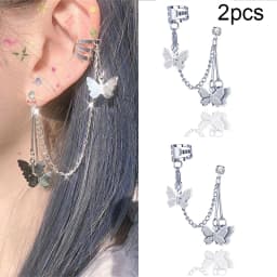 12PC Creative Gold Color Leaves Clip Earrings for Women Men Simple C Ear Cuff No Piercing Ear Ear Clip Set Trend Jewelry Gift