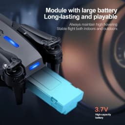 2026 Upgraded E88 PRO MAX Foldable Drone with Dual Cameras, 8K Screen Remote Control, Extra Batteries, One Key Return, Portable RC Quadcopter for Adult Beginners, Black Friday Christmas Holiday Gift