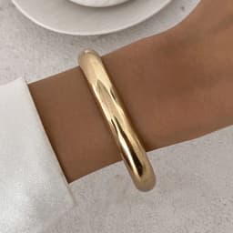 Salircon 3 Styles Vintage Punk Brown Thick Resin Acrylic Smudging Bangles Women Geometric Irregular Bracelets Pulseras Jewelry