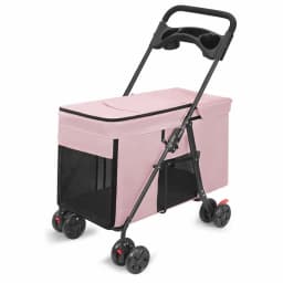 Medium To Large Dog Pet Stroller Multifunctional and Foldable Suitable for Outdoor Travel, Large Size for Commuting and Portable