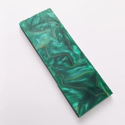 1piece Copper Mesh Resin Knife Handle Material DIY Patch Decor Scales Slabs Blank 120x40x8mm Resin Compression Template Plate