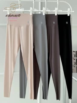 Ultra-thin Leggings Summer High Elastic Naked Feeling Sunscreen Casual Sports Fitness Yoga Pants Women's Sexy Black Skin Tights