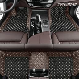 Car Floor Mats For VW Jetta MK6 2011-2016 Auto DropShipping Center Interior Accessories 100% Fit Leather Carpets Rugs Foot Pads