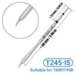 T90 T80 T80P Tip Soldering Iron Tip T12 Soldering Station Tip Kits T245 Lead Free Heating Core Welding Tools T210-I KU K IS Tip