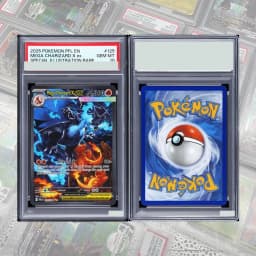 DIY Proxy PTCG Graded Collection Card Mew Vmax Secret Sword&shield Fusion Strike 269/264 English GEM MT10 Holographic Label Gift