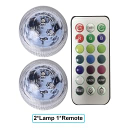 Wedding Tea Light Battery Powered Submersible LED Lights Underwater Atmosphere Night Lamp Remote Christmas Party Vase Decoration