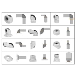 Industrial HMI Support Arm System, Articulated Mounting Bracket for Electrical Control Box & Enclosure, Automation Equipment