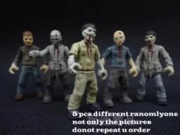original high quality gift for boy collection toy zhuomicang scene diy zombie