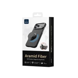 WiWU Aramid Fiber Magnetic Ring Holder for iPhone 17 Pro Max 360°Rotation Mobile Phone Stand for iPhone 16 15 Phone Bracket