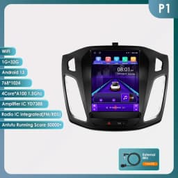 9.7"Android 13 Car radio DSP Carplay for Ford Focus 3 MK 3 2011-2017 2018 2019 Multimedia Video player 4G Screen 7862 Head Unit