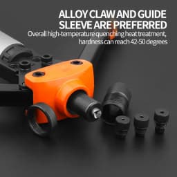 Hand Rivet Gun Set Professional Rivet Nut Riveter Construction Stapler DIY Hand Tool Riveter Tools Embody 50pcs Rivet Nut