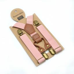 1Pc Deepeel 2.5*65cm Solid Color Children's Suspenders 4 Clips Y-shaped Braces Adjustable Elastic Band Jeans Pants Hanger Male