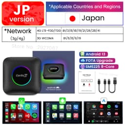 CarlinKit CarPlay Ai Box Android 13 SM6225 8 Cores 8G+128G Smart Android TV Box Wireless CarPlay Android Auto Support 512GB TF