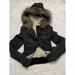 Autumn Winter Vintage Windproof Hooded Jacket Lambswool Lining Warm Zipper Hoodie Women Cotton Brown Zipper Jackets Y2k Coat